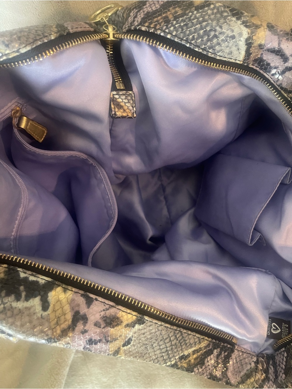 COACH early-2010s Poppy Embossed Exotic Spotlight Bag - Picture 5 of 6